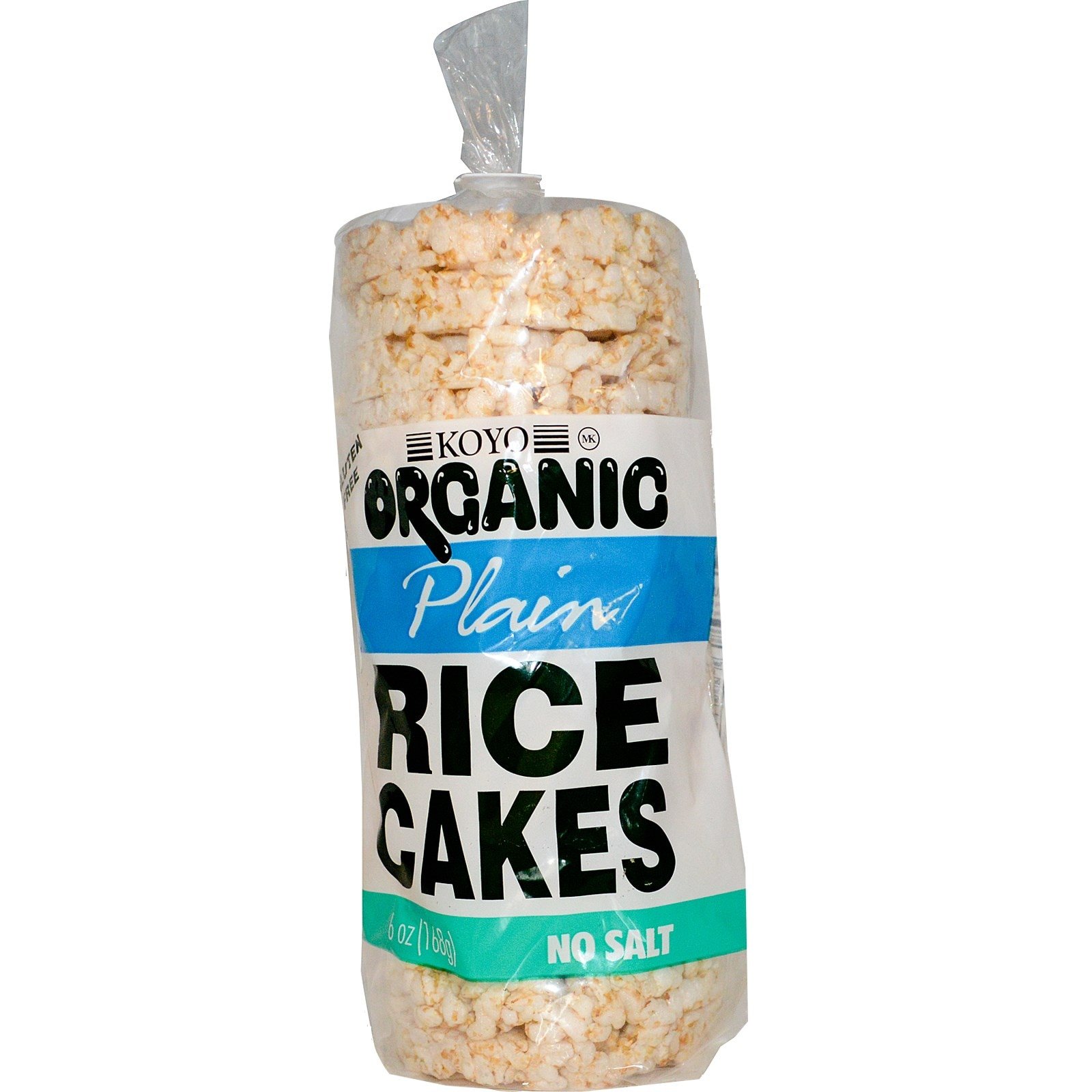 Koyo Rice Cakes, Plain, 6 Oz
