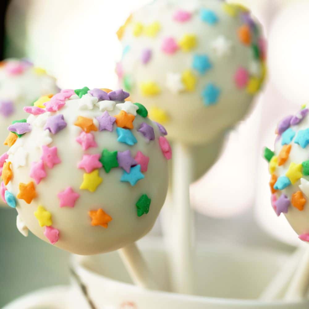 Learn how to make easy cake pops that are loaded with sprinkles and ...