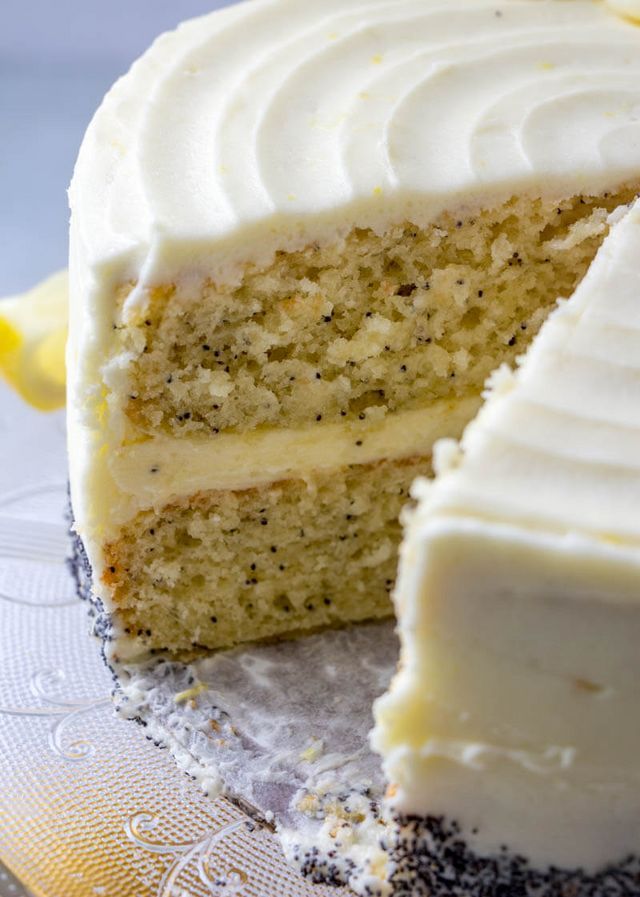 Lemon Poppyseed Cake {The Best Lemon Poppy Seed Cake Recipe}