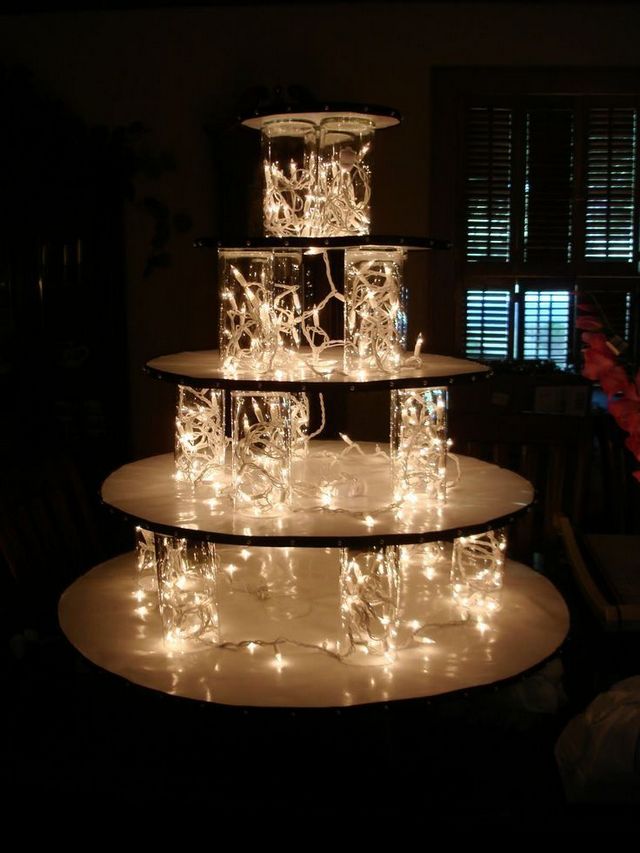 Lighted Wedding Cake Stands for your Sweet Wedding Moment ...