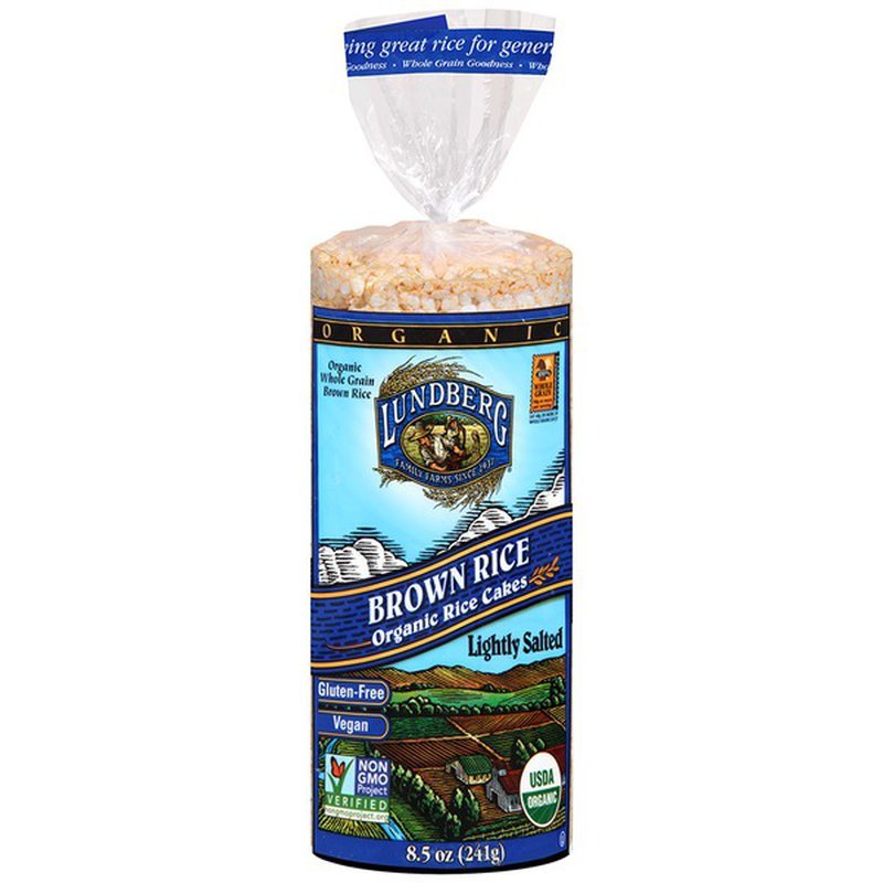 Lundberg Family Farms Brown Rice Organic Rice Cakes ...