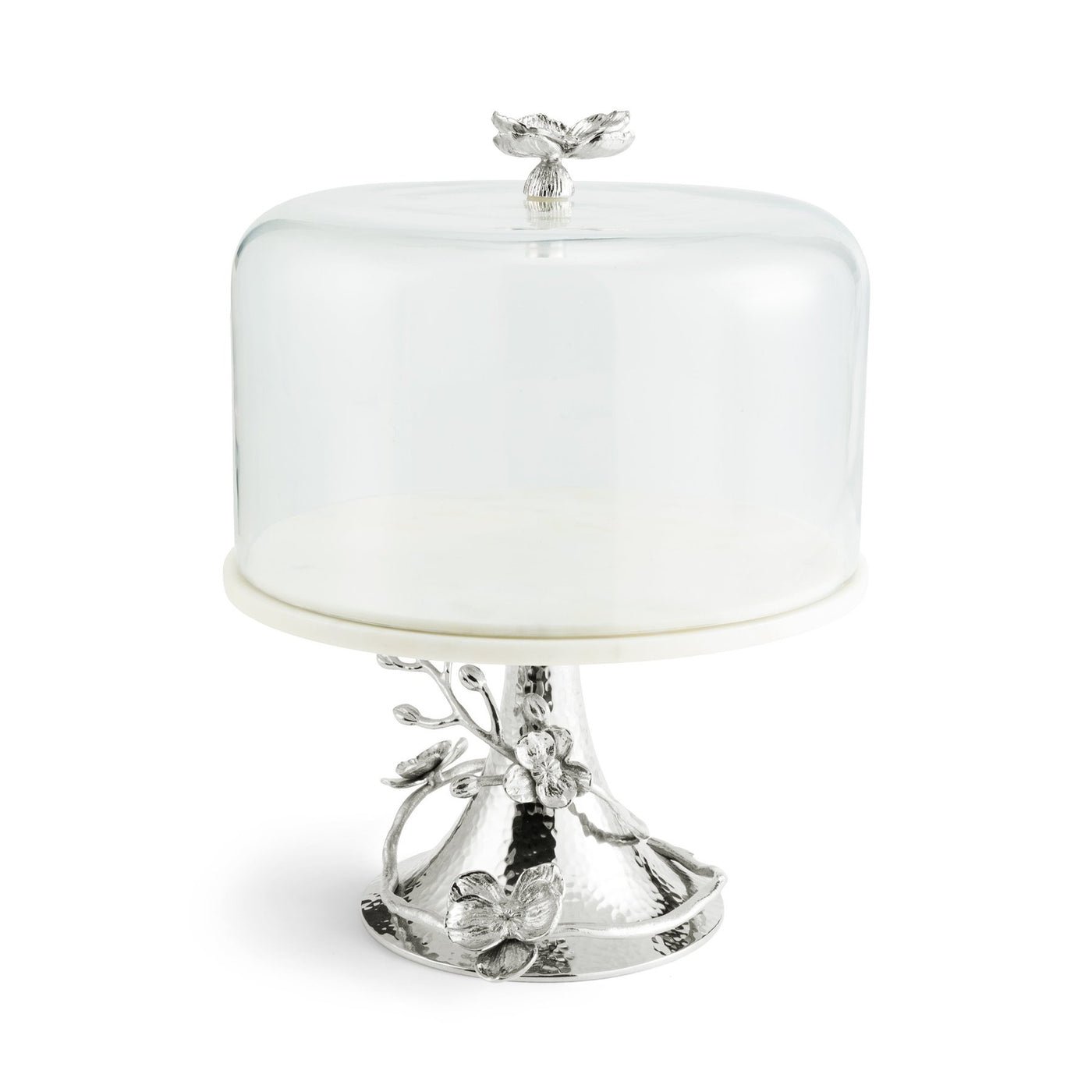 Michael Aram White Orchid Cake Stand w/ Dome  Grayson Living