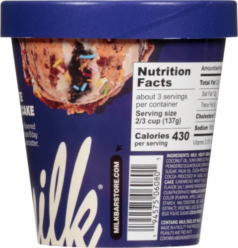 Milk® Milk Bar Chocolate Birthday Cake Ice Cream, 14 fl oz