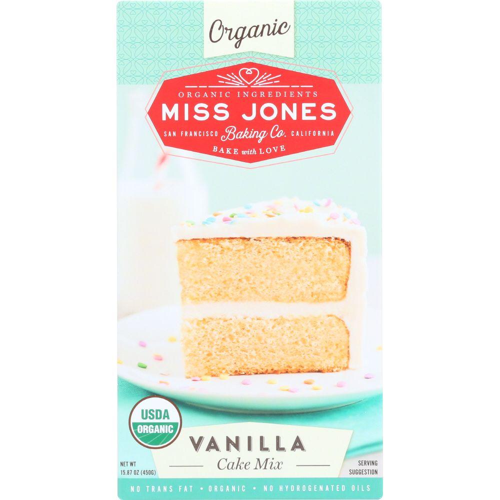 Miss Jones Organic Vanilla Cake Mix, 15.87 oz (Pack Of 6)