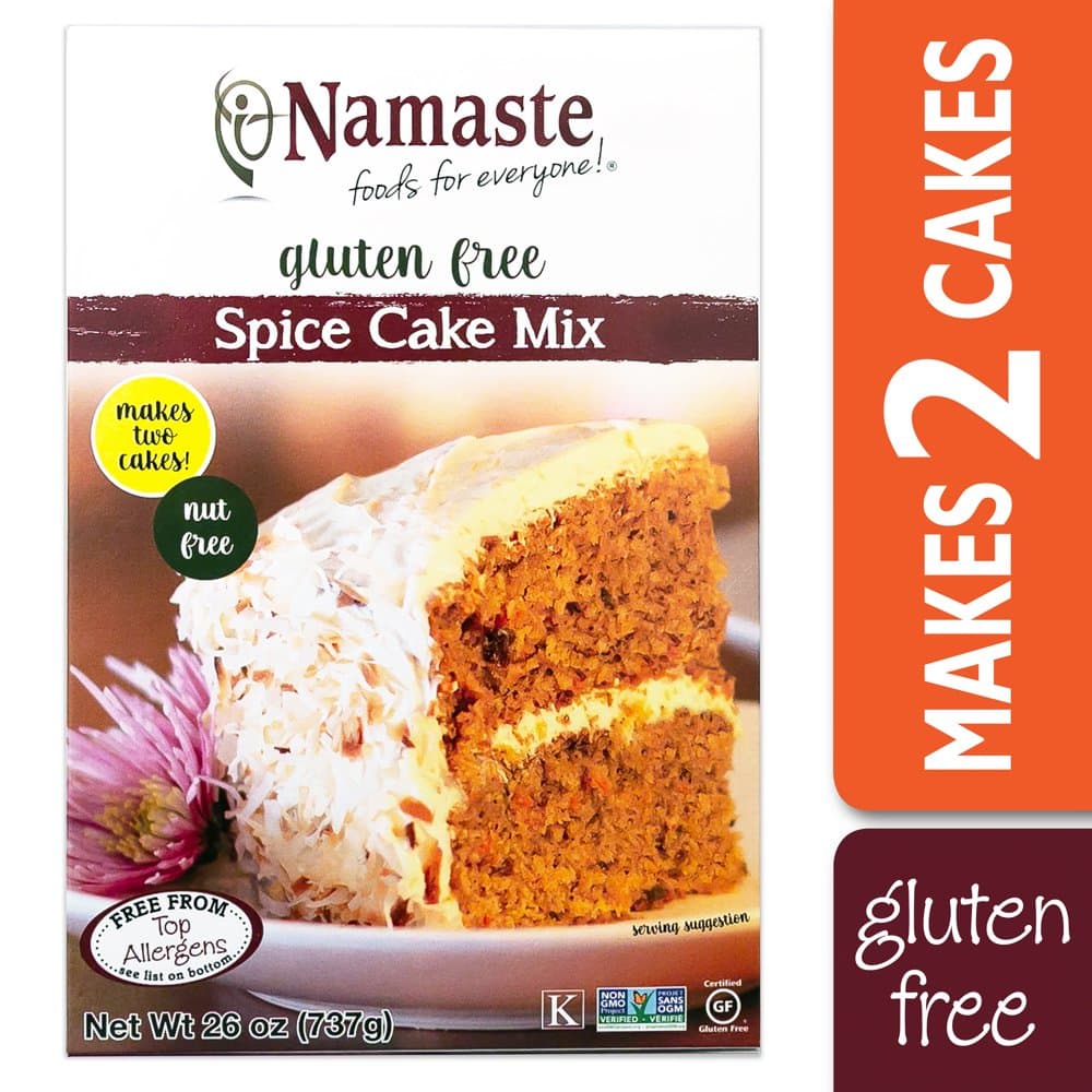 Namaste Foods Gluten Free Spice Cake Mix, 26 oz Box