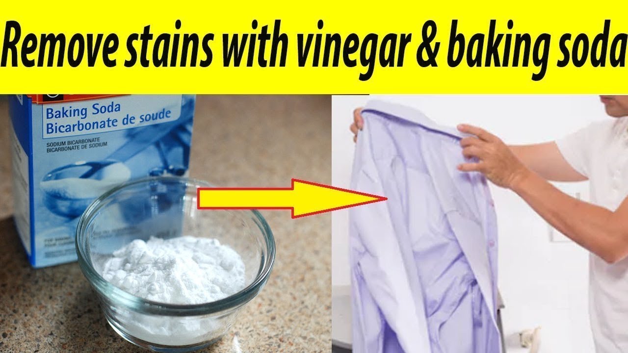 Natural ways to remove stains from clothes