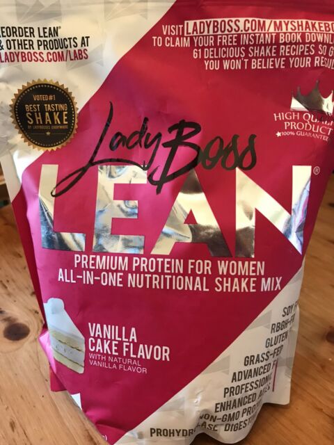 NEW Lady Boss Lean Protein Shake Vanilla Cake Flavor ð?° 30 Servings