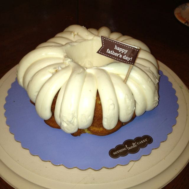 Nothing Bundt Cake. Cinnamon with cream cheese icing.