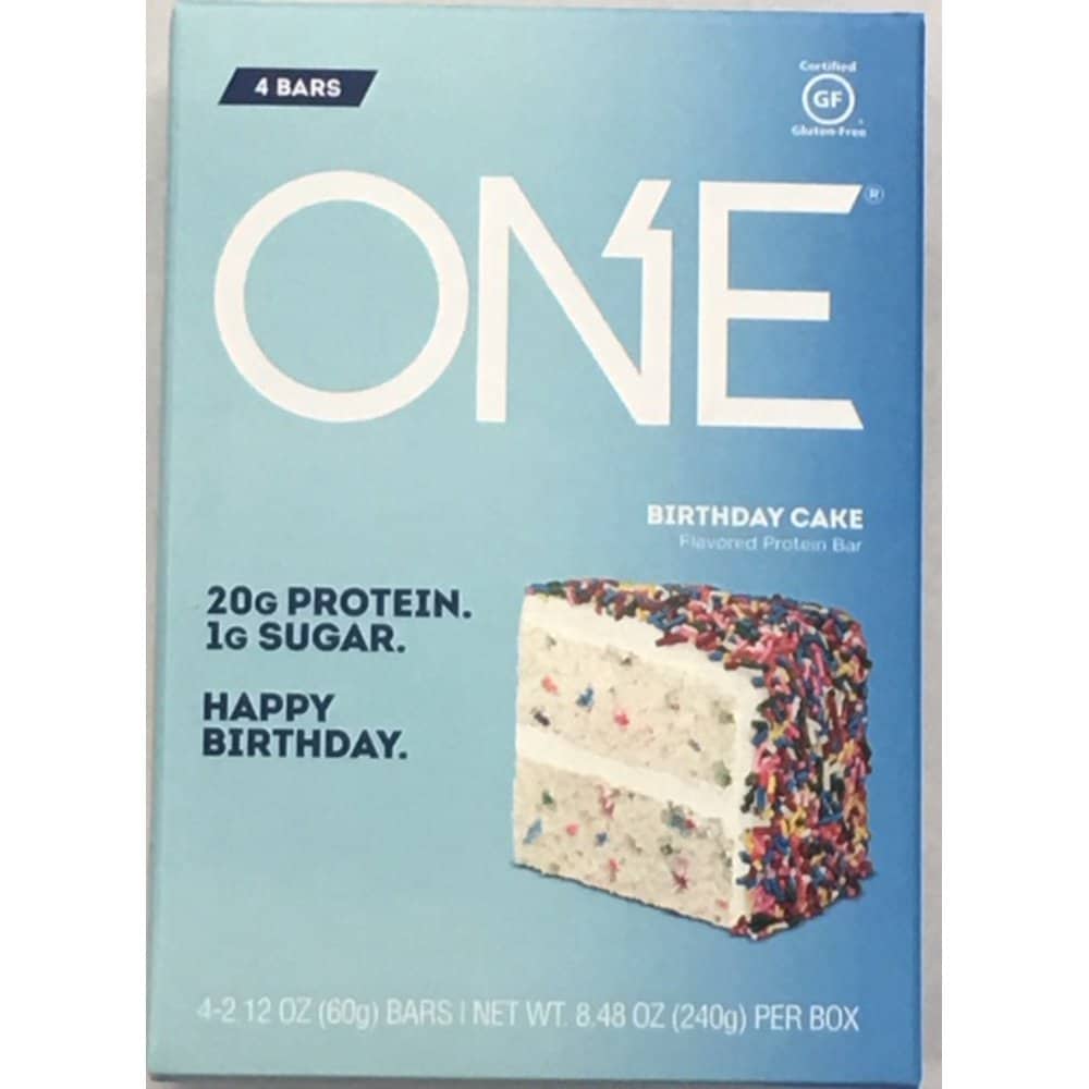 ONE Birthday Cake Protein Bar, 2.12 Oz., 4 Count