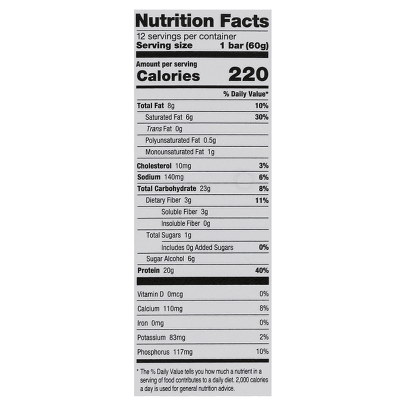 One Protein Bar, Birthday Cake Flavored (12 each) from The Vitamin ...