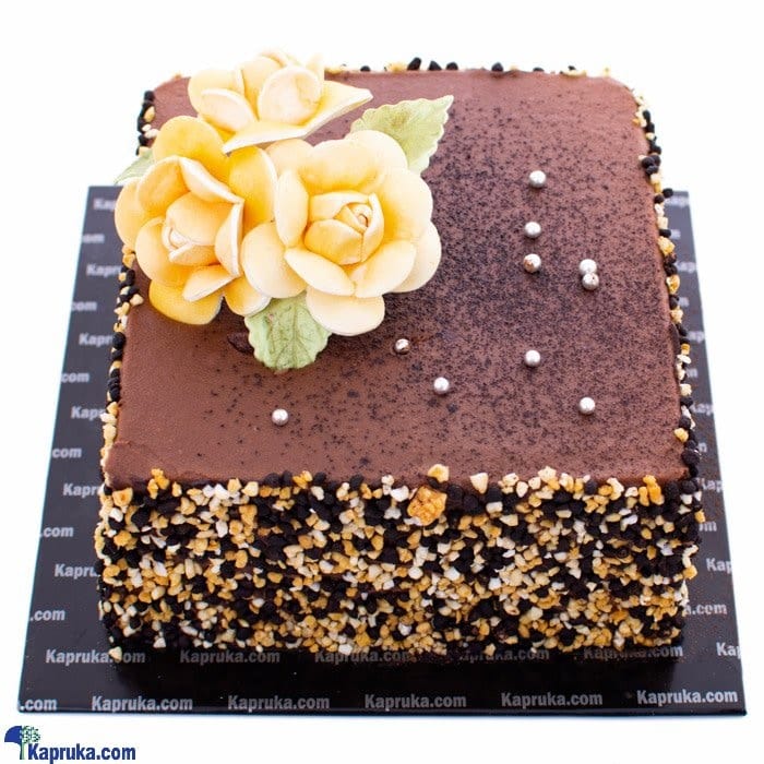 Online Yellow Blooms Chocolate Cake Online price in Sri Lanka