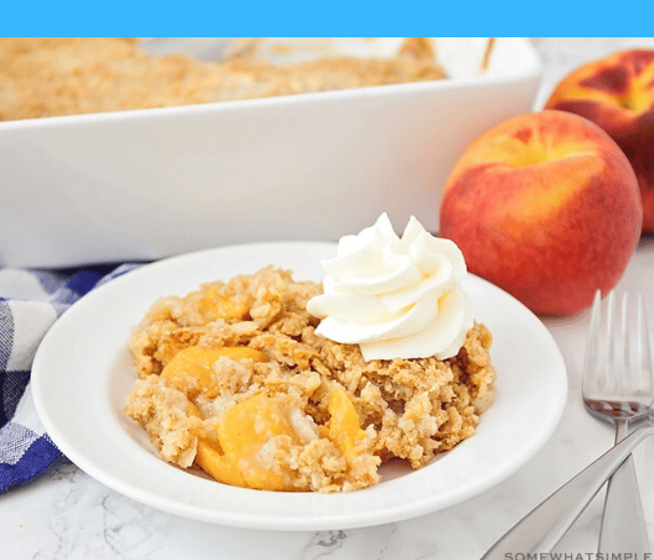 Peach Cobbler Recipe With Canned Peaches And Cake Mix / fresh peach ...