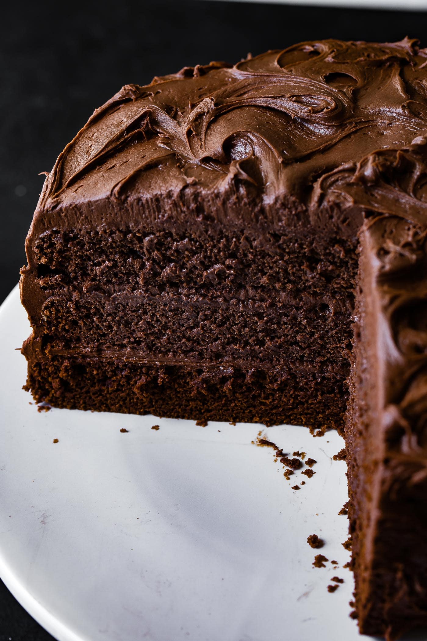 Perfectly Moist Chocolate Cake Recipe (Homemade!)