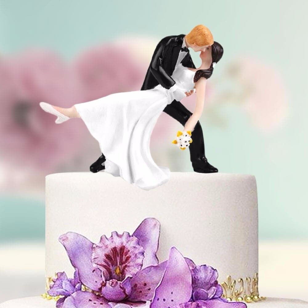 Personalized Bride Groom Dancing Couple Wedding Cake Topper Wedding ...