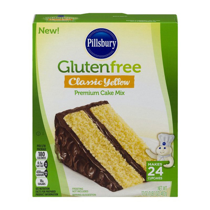 Pillsbury Gluten Free Classic Yellow Premium Cake Mix (17 oz) Delivery ...