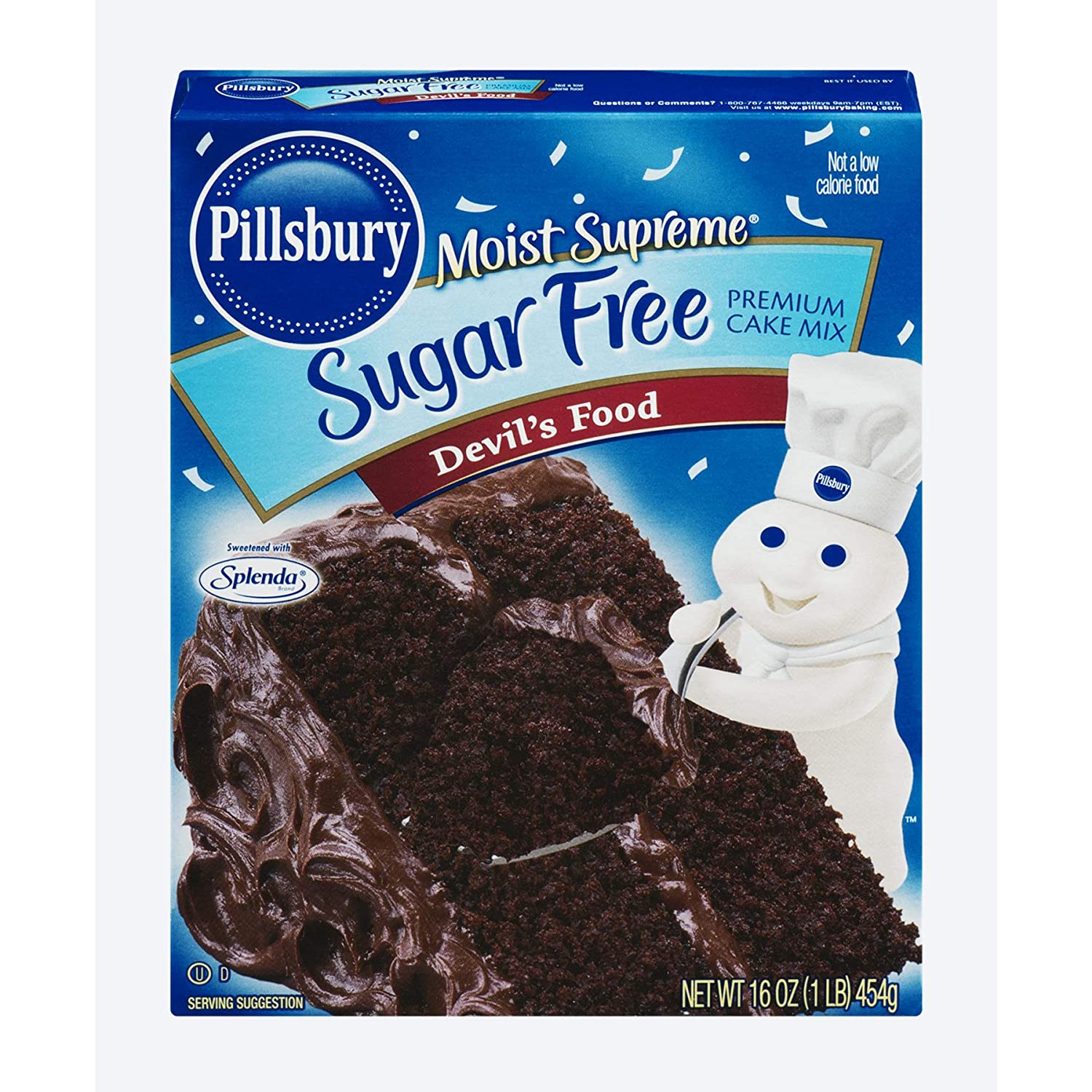 Pillsbury Moist Supreme Sugar Free Devils Food Cake Mix ...