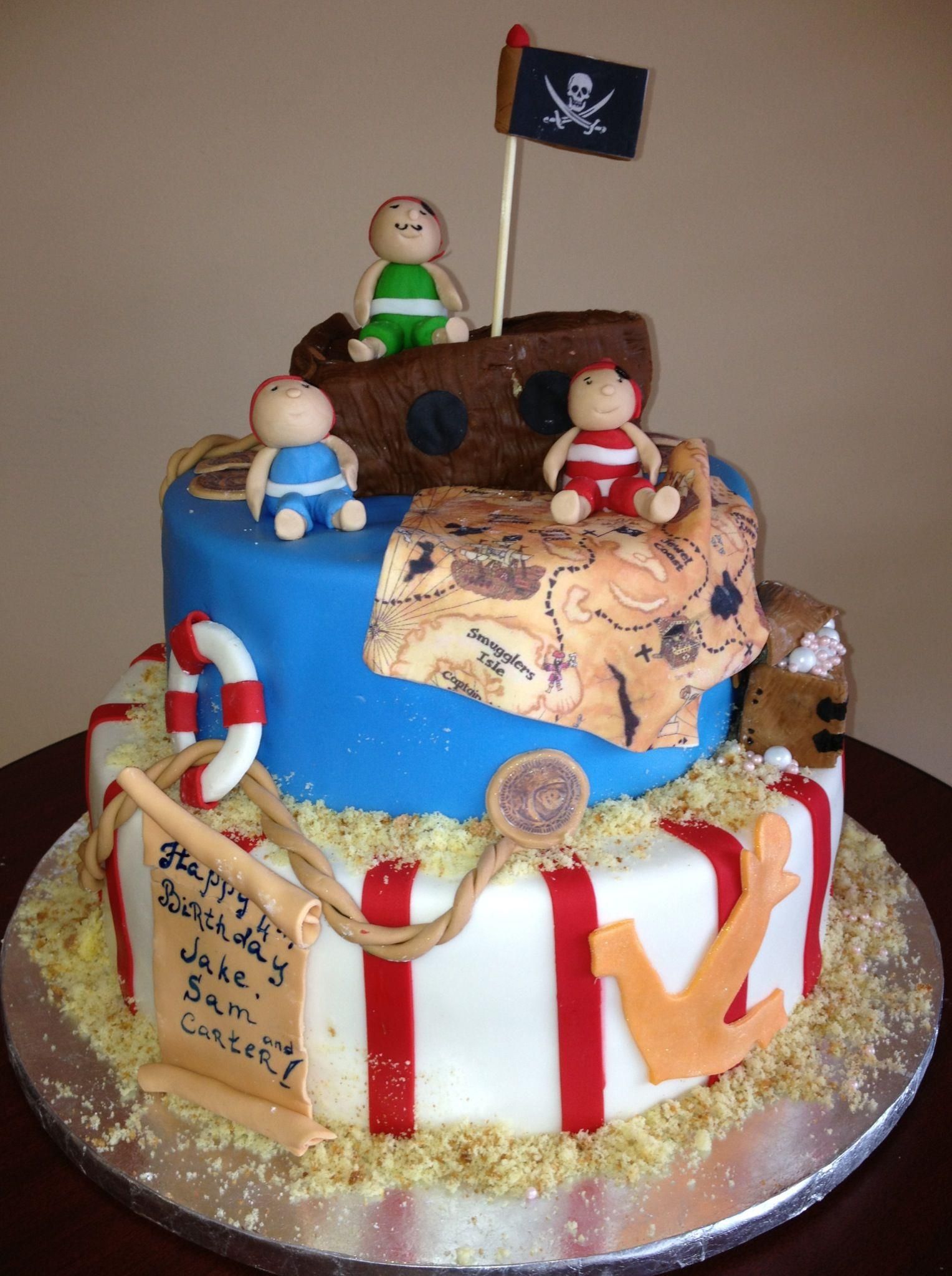 Pirate Birthday Cake by Roscoe Bakery, Los Angeles, CA # ...