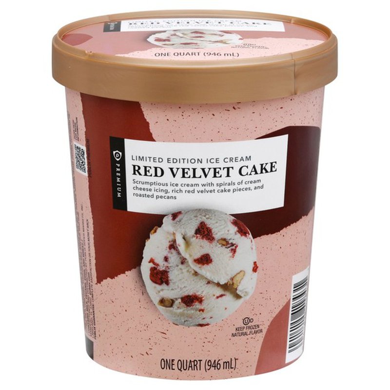 Publix Premium Ice Cream, Red Velvet Cake (1 qt)