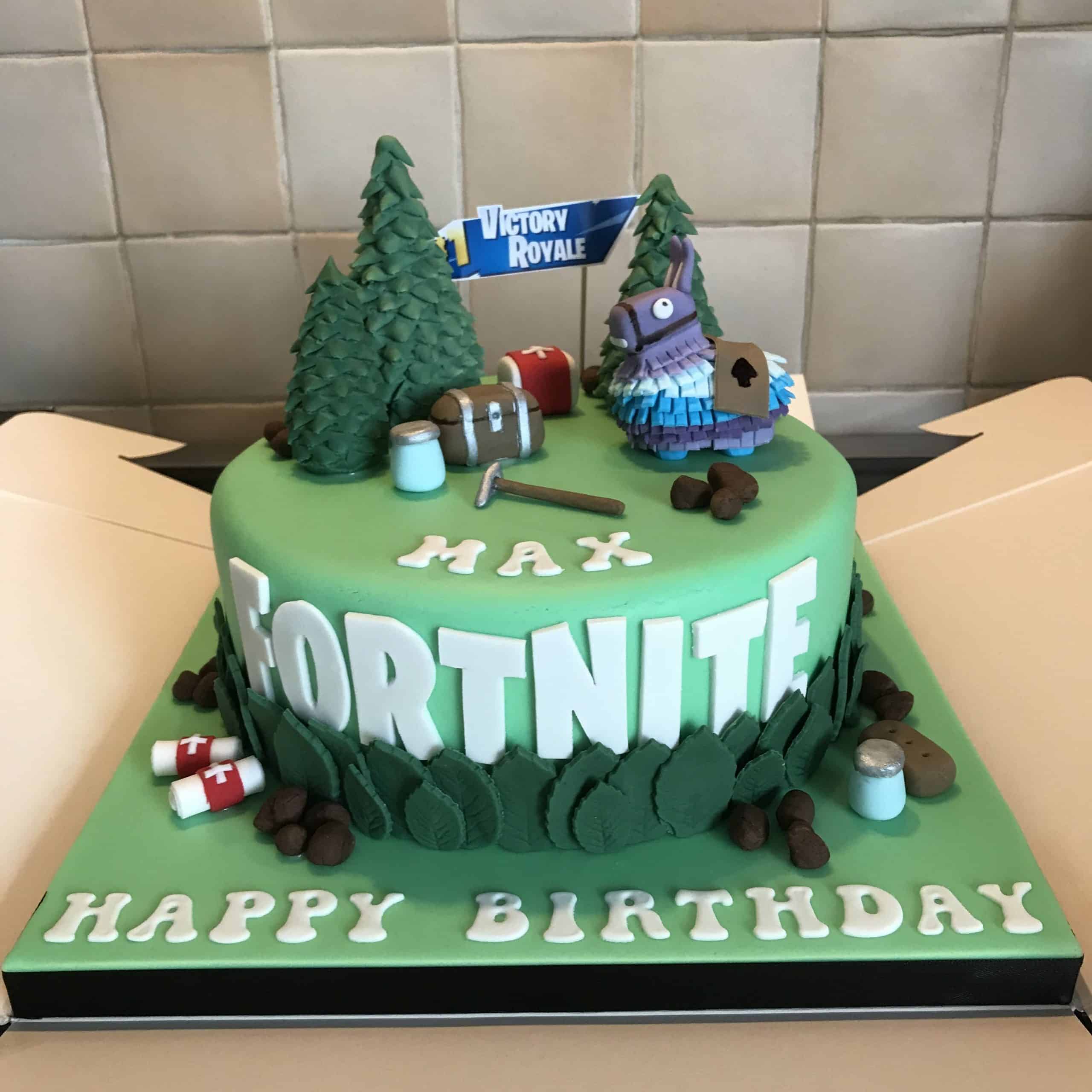 Review Of Fortnite And Minecraft Cake References