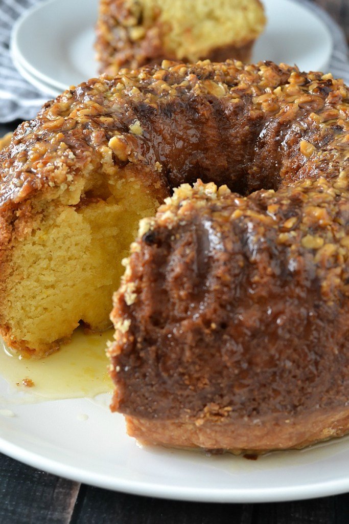 Rum Cake with Butter Rum Glaze