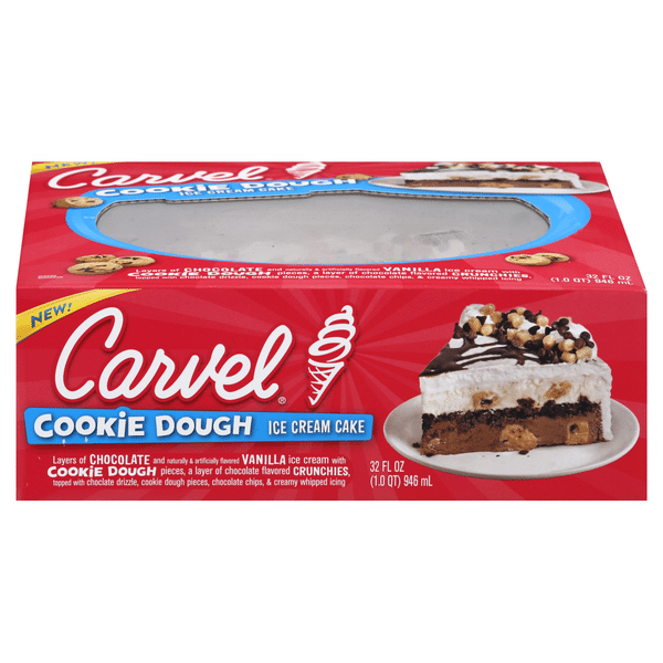Save on Carvel Cookie Dough Ice Cream Cake Order Online Delivery
