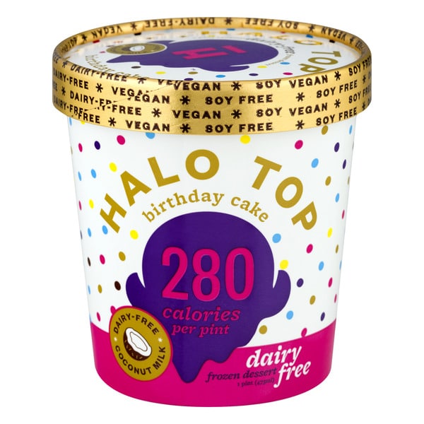 Save on Halo Top Dairy Free Frozen Dessert Birthday Cake Vegan Order ...