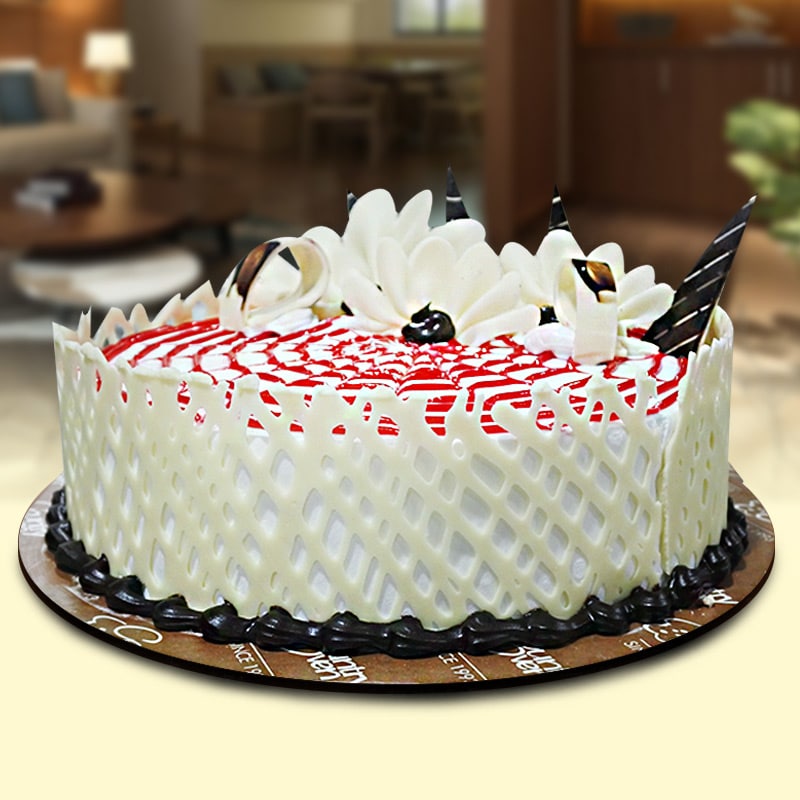 Send Rich White Forest Cake Gifts To hyderabad