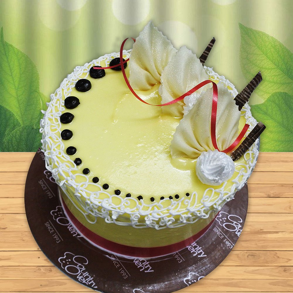 Send Special Delicious Vanilla Cake Gifts To hyderabad