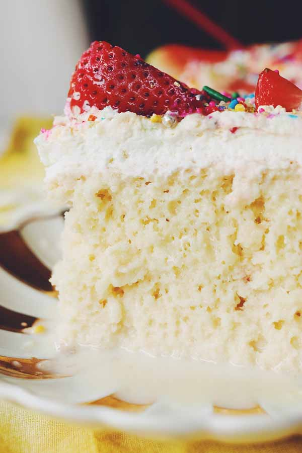 Shortcut Strawberry Tres Leches Cake  Using Boxed Cake ...