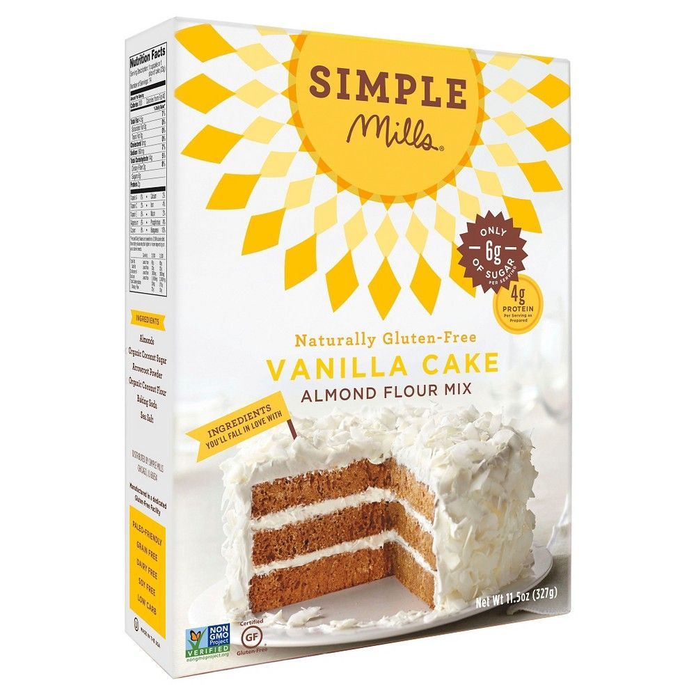 Simple Mills Gluten Free Vanilla Cake Almond Flour Mix 11 ...