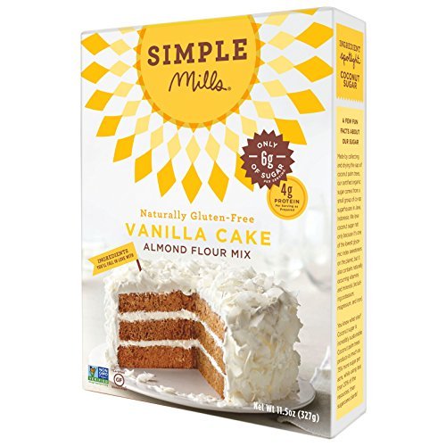 Simple Mills Gluten Free Vanilla Cake Mix, 11.5 Ounce Food ...