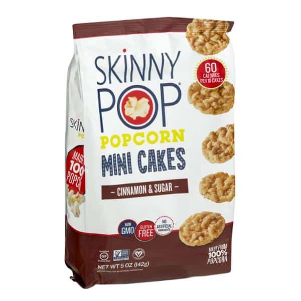 Skinny Pop Cinnamon &  Sugar Popcorn Mini Cakes