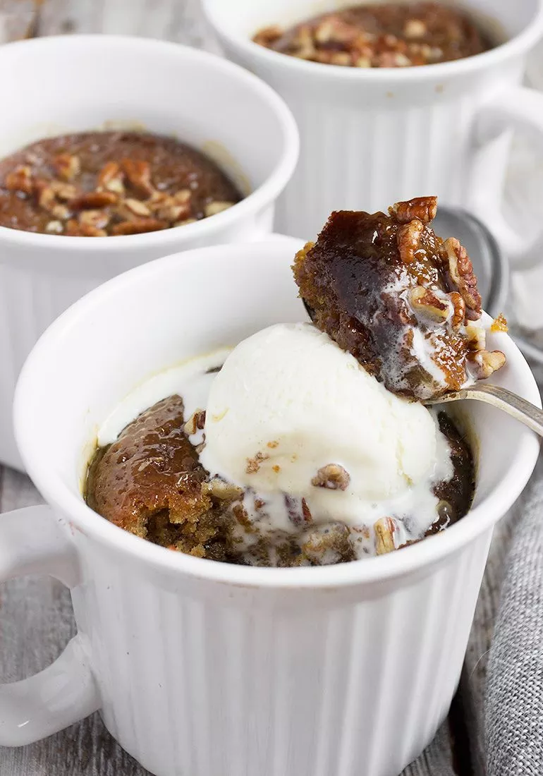 Sticky Toffee Pudding Mug Cakes in 2020