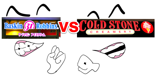The Battle of the Ice Cream Shops: Baskin Robbins 31 ...