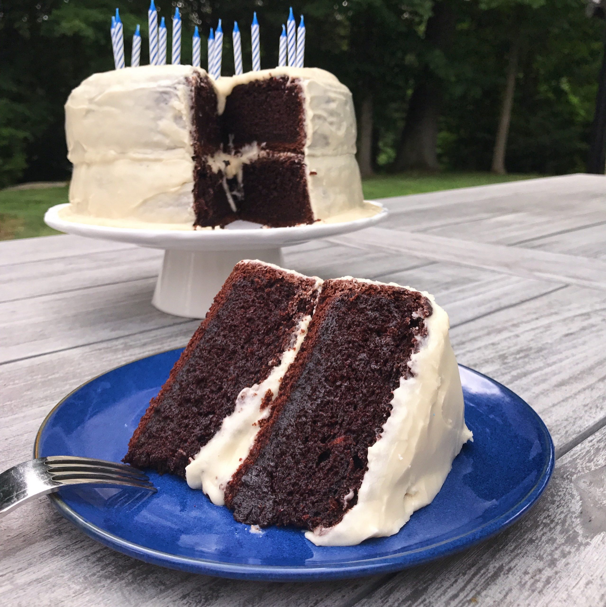 The Best Chocolate Cake with Buttercream Frosting ...