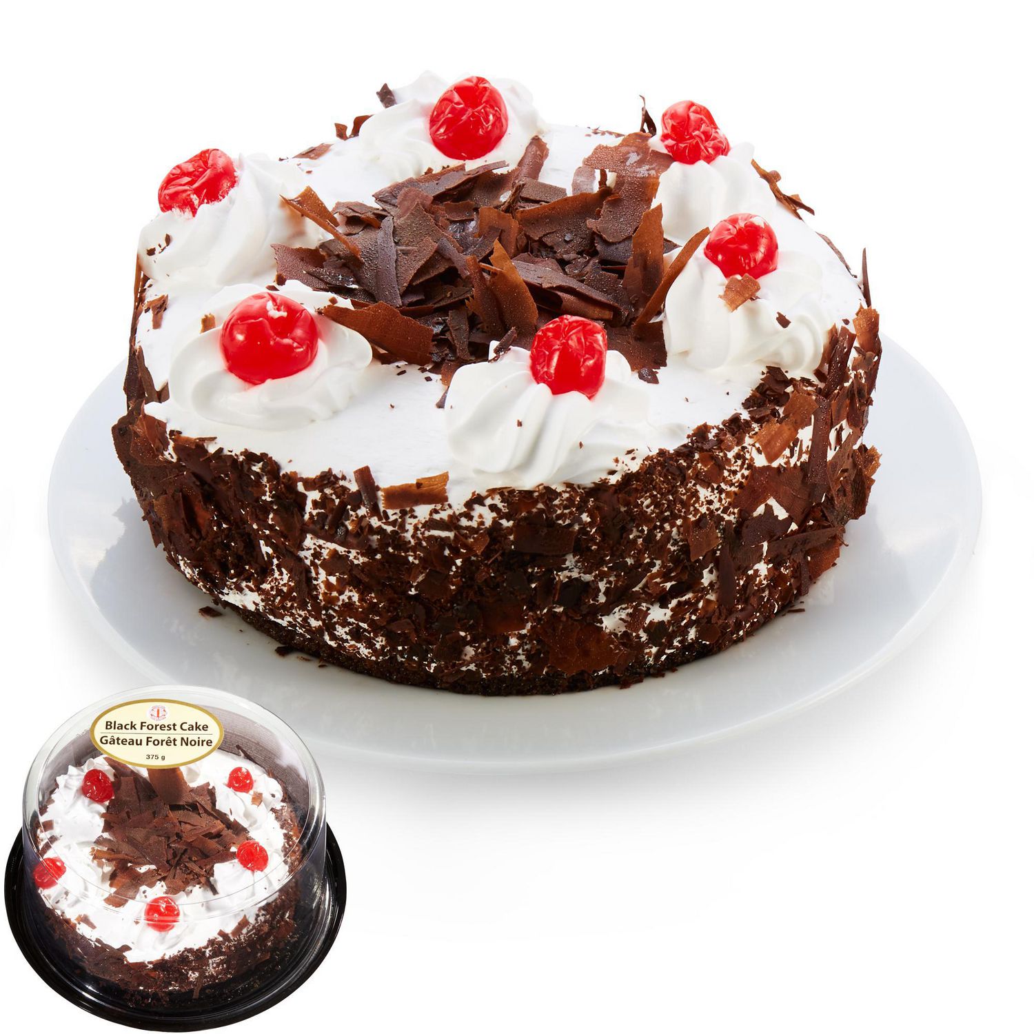 The French Oven Two Layer Chocolate Black Forest Cake