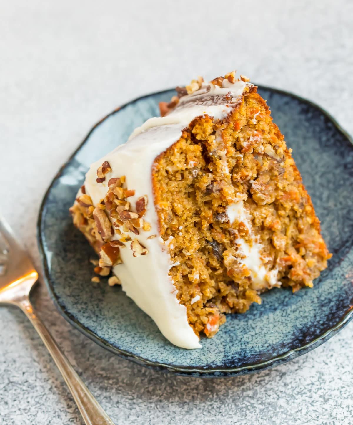This moist, fluffy Gluten Free Carrot Cake is made with ...