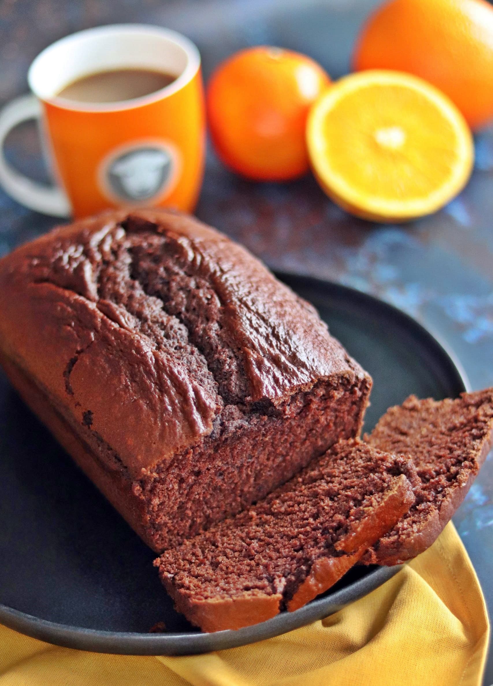 Vegan Chocolate Orange Loaf Cake â Curly