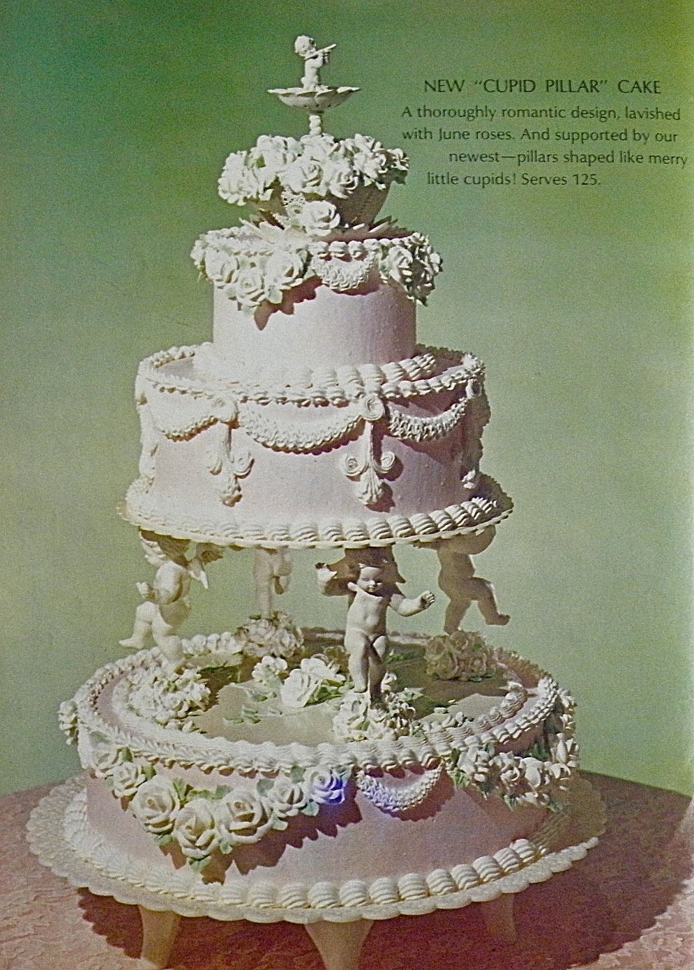 Wedding Cake Pillars And Plates &  Decorator Preferred Scalloped ...