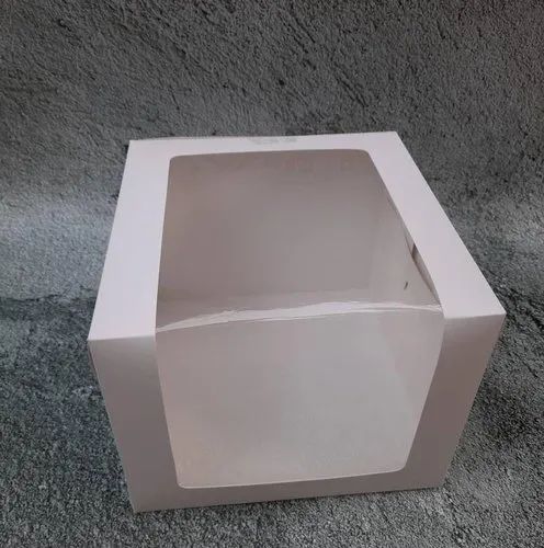White Plain Cake box, 180, Packaging Size: 8x8x6, Rs 32/piece