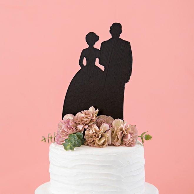 You Have To See These DIY, Custom Chipboard Cake Toppers!